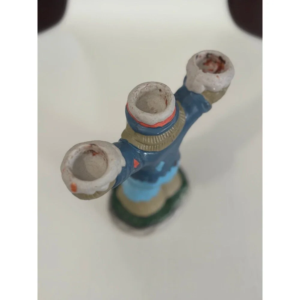 Vintage Scarecrow Candelabra